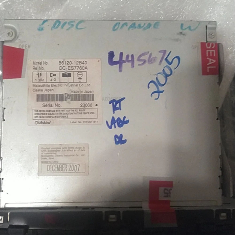 6-disc cd changer/player - Picture 2 of 5